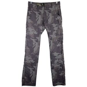 Prana Zion II Camo Cargo Pants Straight Fit Hiking Outdoor 30x34(Fits 30x32)
